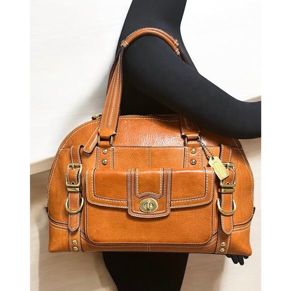 Y2K Coach 11085 Miranda Vintage Leather Satchel Bag - Picture 6 of 10